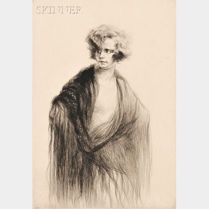 Edgar Chahine (French, 1874-1947) Nina