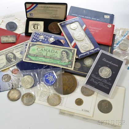 Group of Mostly American Coins