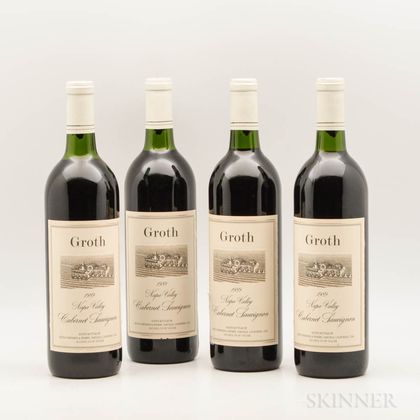 Groth Cabernet Sauvignon 1989, 4 bottles 