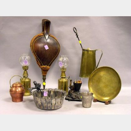 Nine Assorted Decorative Domestic and Hearth Items