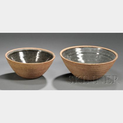 Two Bowls Attributed to Bernard Leach