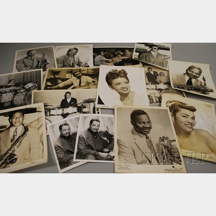 Fifteen Duke Ellington and Orchestra Member Publicity Portrait Photographs