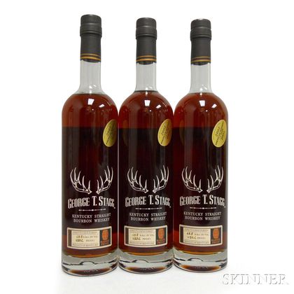 Buffalo Trace Antique Collection George T. Stagg 2002, 3 750ml bottles 