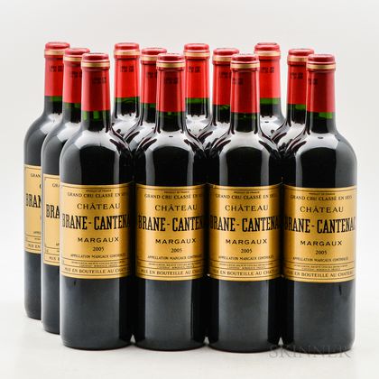 Chateau Brane Cantenac 2005, 12 bottles 