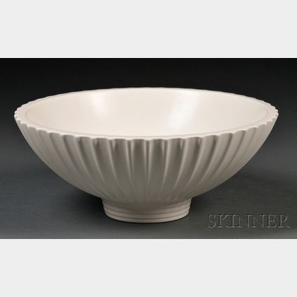 Wedgwood Norman Wilson Design Moonstone Glazed Bowl