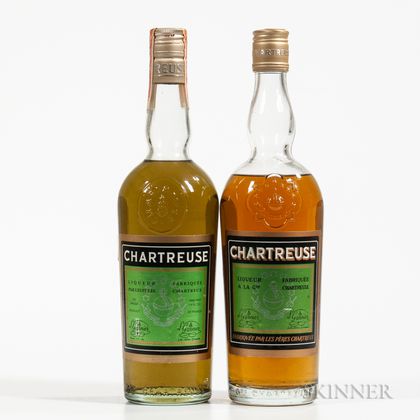 Green Chartreuse, 2 23.6oz bottles 