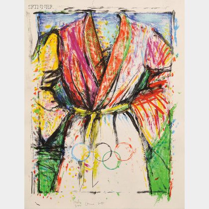 Jim Dine (American, b. 1935) Multicolored Robe for the Seoul Olympics