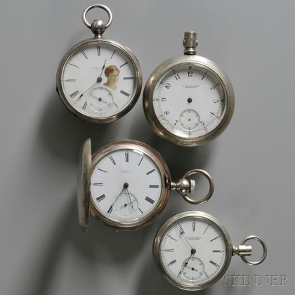 Four Howard Pocket Watches