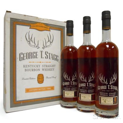 Buffalo Trace Antique Collection George T. Stagg 2004, 3 750ml bottles (oc) 