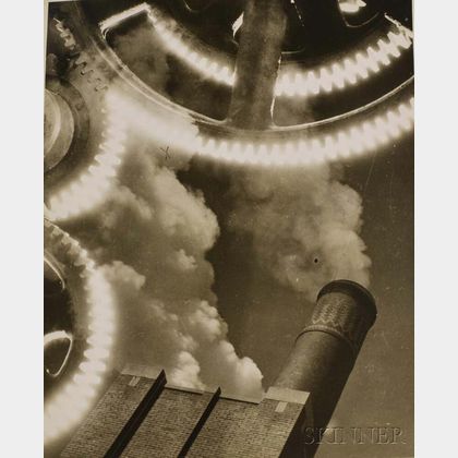 Attributed to William M. Rittase (American, 1894-1968) Photomontage with Smokestack