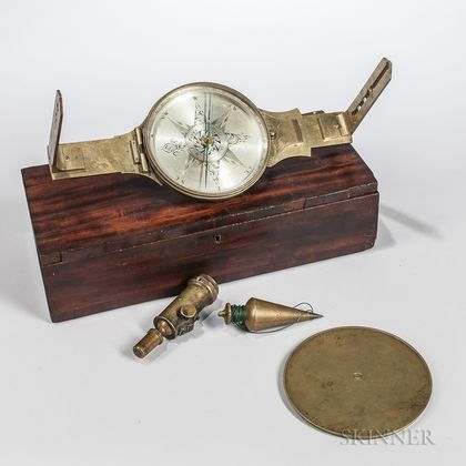 W.L. Potts Surveyor's Vernier Compass