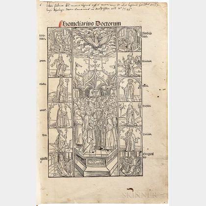 Homiliarius Doctorum de Tempore et de Sanctis a Paulo Diacono Collectus , edited by Johann Ulrich Surgant (c. 1450-1503).
