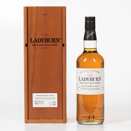 Ladyburn 1973, 1 750ml bottle (owc) 