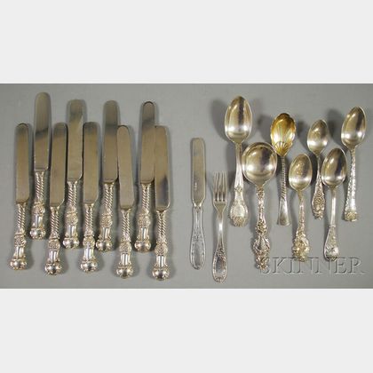 Eighteen Miscellaneous Sterling Silver Flatware Items