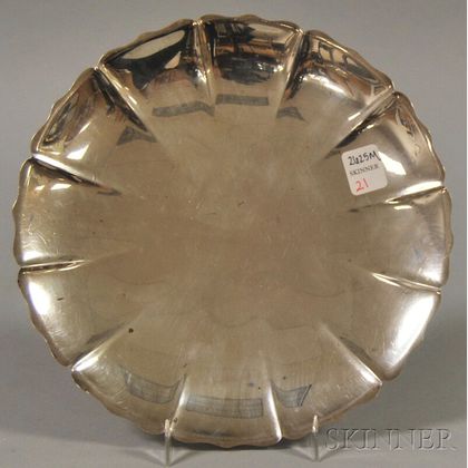 International Sterling Silver Floriform Footed Dish