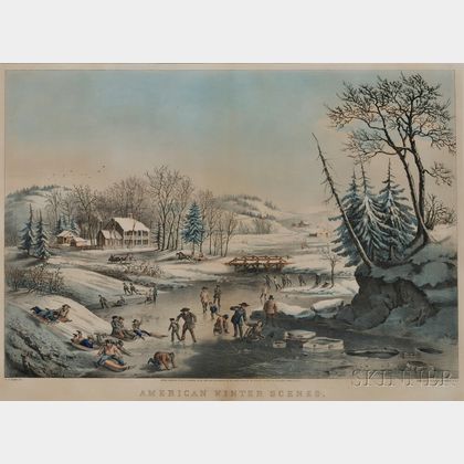 Nathaniel Currier, publisher (American, 1813-1888) American Winter Scenes. Morning.