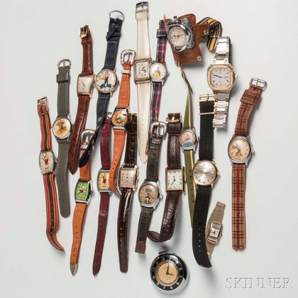 Nineteen Vintage Wristwatches