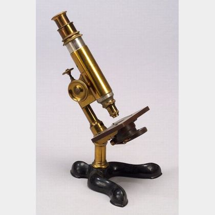 Bausch & Lomb Lacquered-Brass Physician's Microscope