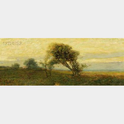 Arthur Hoeber (American, 1854-1915) Quiet Field