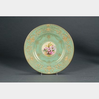 Twelve Royal Worcester Porcelain Artist Signed Service Plates