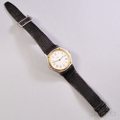 Stainless Steel and Gold Ebel Wristwatch