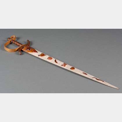 Decorated Swordfish Bill Sword