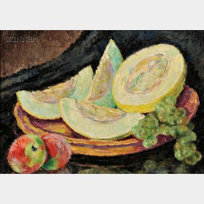 Georges Anatolievich Pogedaieff (Russian, 1897-1971) Still Life with Melons