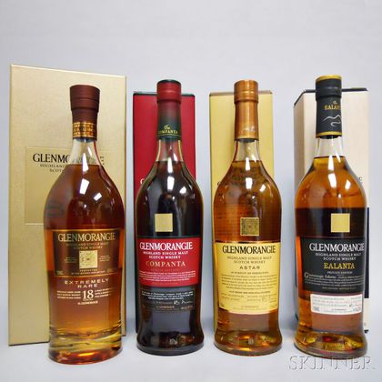 Mixed Glenmorangie, 4 750ml bottles 