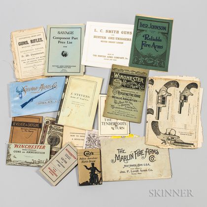 Group of Antique Firearms Manuals and Advertising Items