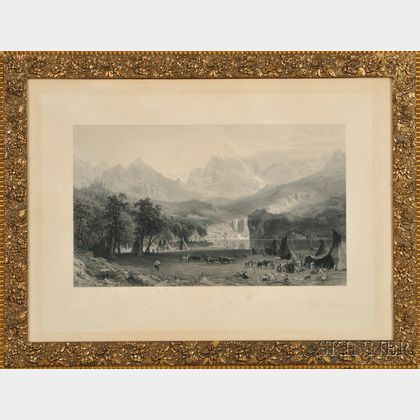 J. Smillie, Engraver, After Albert Bierstadt (New York/California/Massachusetts, 1830-1902) The Rocky Mountains