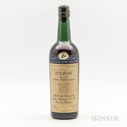 Justino Henriques Bual Solera 1900, 1 bottle 