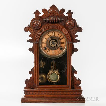 Gilbert Walnut Gingerbread Clock