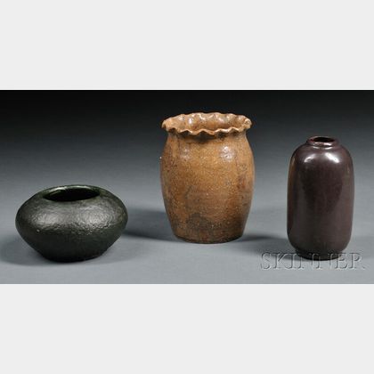 Three Pieces of Merrimac Pottery