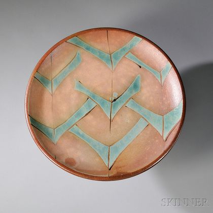 McKenzie Smith (American, 20th/21st Century) Studio Pottery Charger 