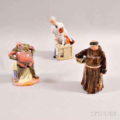 Three Royal Doulton Ceramic Figures
