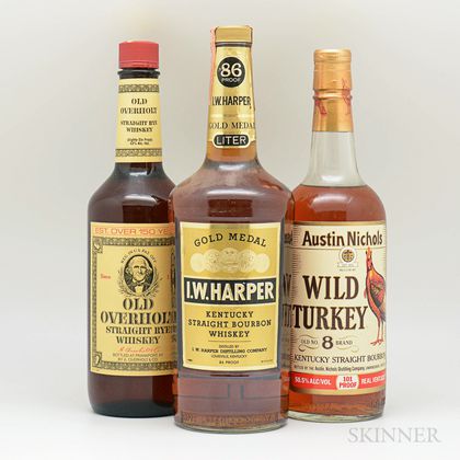 Mixed American Whiskey, 1 liter bottle 2 750ml bottles 