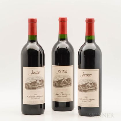 Jordan Cabernet Sauvignon Estate, 3 bottles 