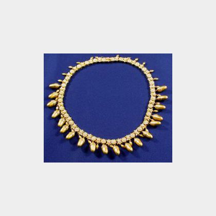 Revival-Style 18kt Gold Necklace