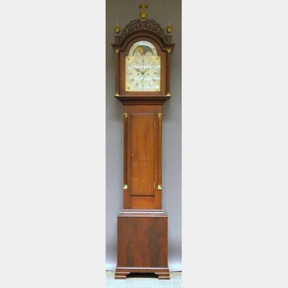 Tiffany & Co. Mahogany Grandfather Clock