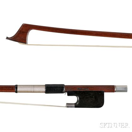 Swiss Silver-mounted Cello Bow