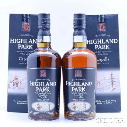Highland Park Capella Special Edition, 2 70cl (oc) bottles 