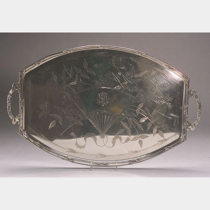 Elkington & Co. Aesthetic Movement Electroplated Tray