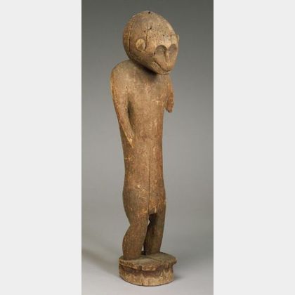 African Carved Wood Monkey