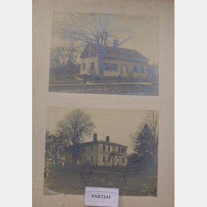 Set of Fourteen Exhibition Photographs of the Buildings and Grounds of the Private Institution for the Feeble-Minded Youth, Barre, Mass