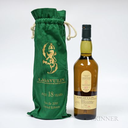 Lagavulin 18 Years Old, 1 70cl bottle 