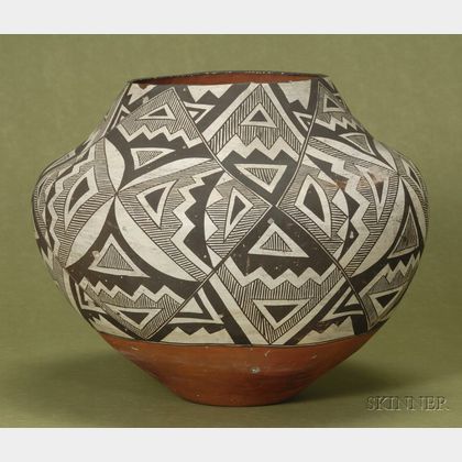 Southwest Painted Pottery Olla