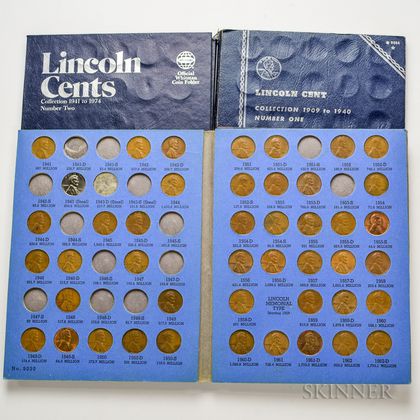 Near Complete Set of Lincoln Cents