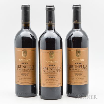 Conti Costanti Brunello di Montalcino 2006, 3 bottles 