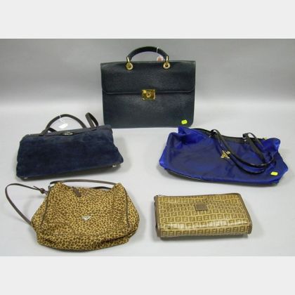 Group of Five Designer Handbags