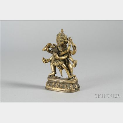Gilt Bronze Buddhist Image